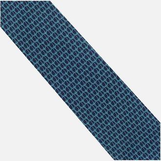 Dunhill Mens Dunhill Tie - Navy - Size: ONE size