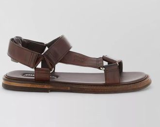 Miu Miu leather sandals
