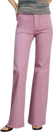 Veronica Beard Joplin Patch Pocket Wide Leg Jeans in Orchid Haze at Nordstrom, Size 27