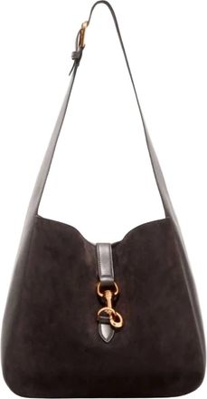 Nili Lotan Womens Anita Suede Bag In Espresso