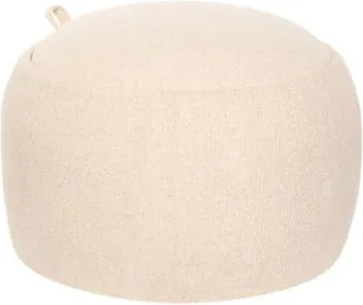 Muemue Puf con almacenamiento beige 40x60x60cm