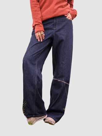 Celtic & Co. Wide Leg Jean in Indigo Rinse Wash at Nordstrom, Size 10
