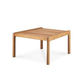 Ethnicraft Coffee table Jack - Natural wood - Solid teak - Designer Jacques Deneef