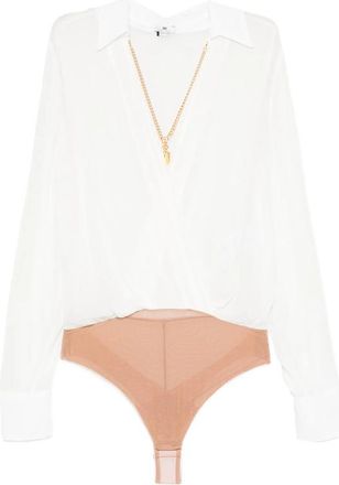 Elisabetta Franchi Chain-detail Wrap-front Bodie
