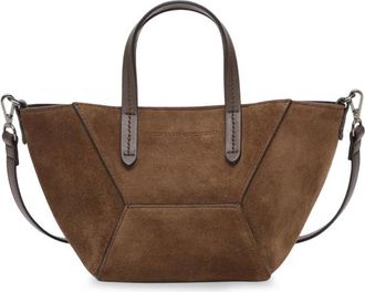 Brunello Cucinelli Bc Duo Mini Suede Crossbody Bag