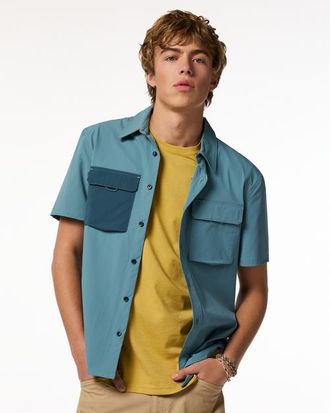 Cotopaxi Solta Short-Sleeve Sun Shirt - Mens in Everglade at Nordstrom, Size X-Large