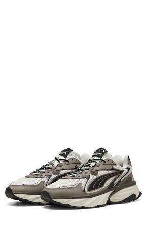 Puma Fade NITRO LS Sneaker in Warm White/Mouse Gray at Nordstrom, Size 11.5