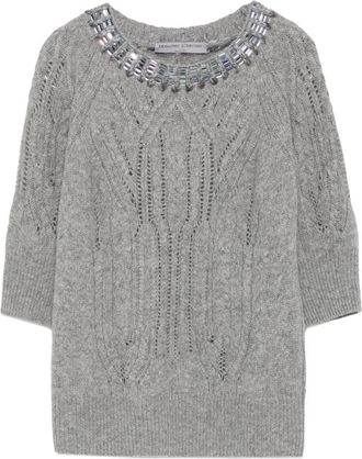 Ermanno Scervino kasjmier trui met ronde hals