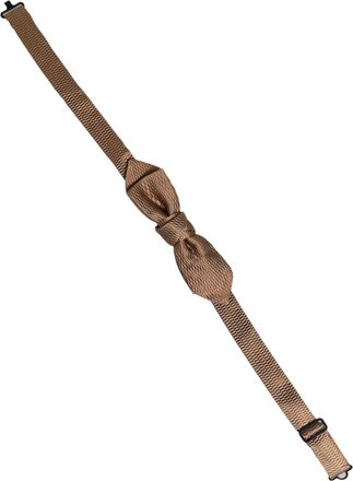 Dolce & Gabbana Silk Basketweave Bow Tie - Brown
