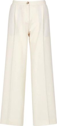 Cruna Dames, Broeken, Beige, Maat: XS Flanel