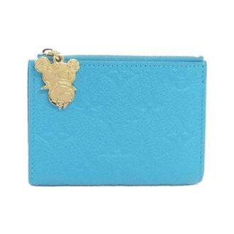 Louis Vuitton Pre-owned Monogram Empreinte Portemonnee - Dames - Pre-owned - Blauw - Maat: ONE Size Leer
