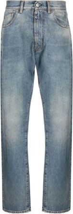 Maison Margiela Blue High Waisted Denim Jeans