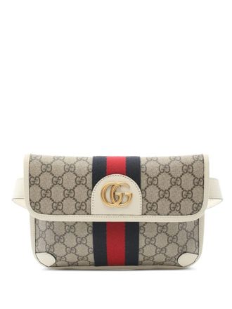 Gucci 2020s Ophidia belt bag - unisex - Canvas - One Size - Neutrals