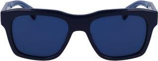 Ferragamo 56mm Square Sunglasses in Blue at Nordstrom Rack