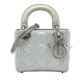 Dior Pre-owned Mini Lady Dior - - Pre-owned - Donna - Grigio - ONE SIZE