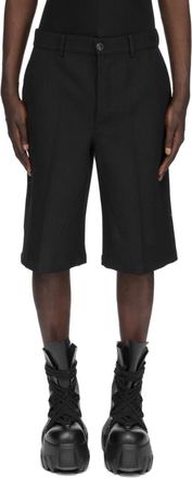 Rick Owens Werkshorts - Heren - Korte broeken - Zwart - Maat: W32 Wol