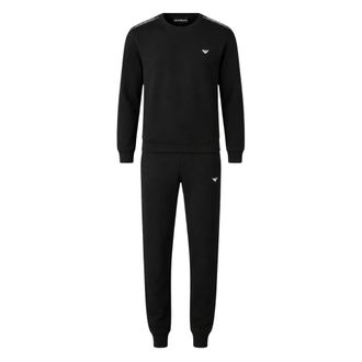 Emporio Armani Loungewear Trainingspak - Heren - Sport - Zwart - Maat: L Katoen