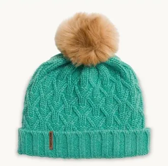 Turtle Fur Yak Wool Mara Pom Beanie in Mint at Nordstrom