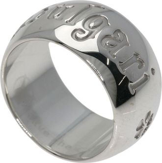Bulgari Silver Silver Band Ring (Pre-Owned)