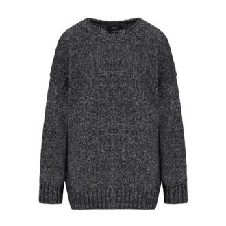 Max Mara Furetto Jumper - Dames - Ronde hals truien - Grijs - M - Wol - Truien & Vesten