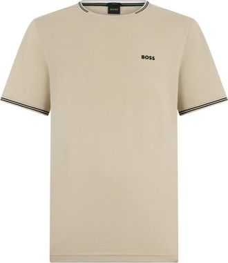 HUGO BOSS Taul T-shirt - Heren - T-shirts - Beige - XS - Katoen - Tops