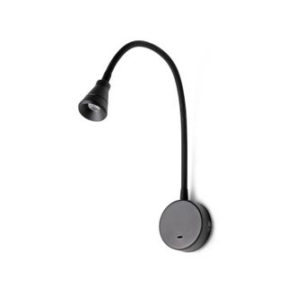 Netlighting Bel LED Indoor Wall Light Reading Lamp Black