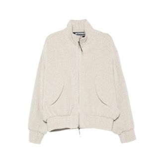 Jacquemus Le Bomber Losange - Heren - Jassen - Beige - Maat: L Wol