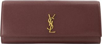Saint Laurent La Pochette Kate Clutch - Dames - Portefeuilles - Rood - ONE Size - Accessoires