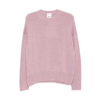 Allude Trui met ronde hals - Dames - Truien - Roze - Maat: M Kasjmier