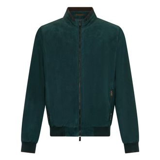 Moorer Bomber Jackets, male, Green, Size: XL Cellini Bomber Jacket