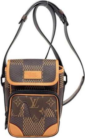 Louis Vuitton Pre-owned Messenger Shoulder Bag - Dames - Vintage Schoudertas - Bruin - ONE Size - Vintage