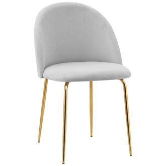 OEM Silla Fargo Gold Velvet De Terciopelo Gris