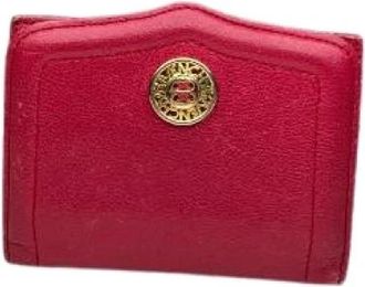 Givenchy Pre-owned Lederen Portemonnee - Dames - Vintage Accessoires - Rood - ONE Size - Leer - Vintage