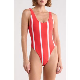 Maaji Claire One Piece Swimsuit in Red at Nordstrom Rack, Size Medium