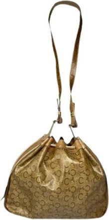 Celine Pre-owned Bucket Bags, female, Brown, Size: ONE SIZE Pre-owned Leather Bucket Bag