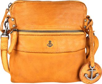 Harbour 2nd Handtasche HARBOUR 2ND Taliza2, Damen, Gr. B/H/T: 18cm x 19cm x 4cm, mustard, Leder, Taschen Handtasche, Damen, Handtasche, Umh&auml;ngetasche, Schultertas