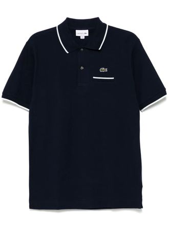 Lacoste Pocket Accent polo shirt - Blue