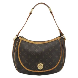 Louis Vuitton Tulum Monogram Canvas Brown Canvas Handbag (Pre-Owned)