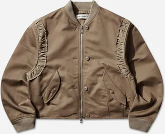 Our Legacy Women s Frill Bomber Jacket Kharkee
