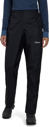 Berghaus Regenhose BERGHAUS DELUGE PRO 2.0 RAIN-PANT, Damen, Gr. M (38), L&auml;nge 31, schwarz (schwarz, schwarz), Obermaterial: 100% Polyamid. Futter: 100% Polyam