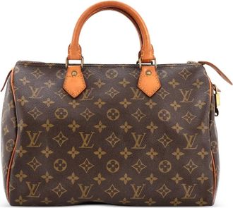 Louis Vuitton Speedy Handbag Monogram Canvas 35 satchel - Bruin