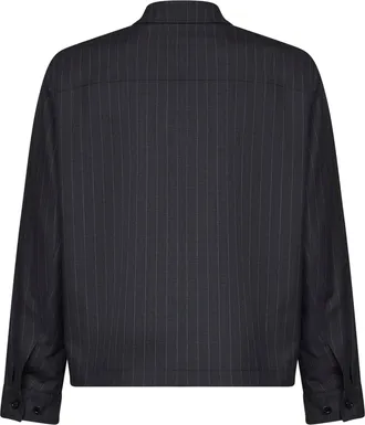 Burberry Mens Sport Jacket Bloomsbury Iron Grey Wool Bomber