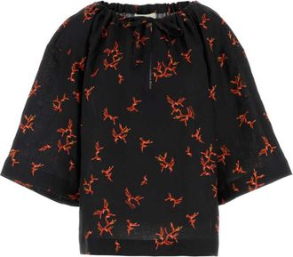 Fendi Multicolour Crew Neck Printed Top