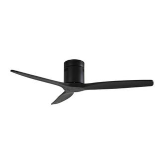 Lucande Ventilador de techo de metal negro