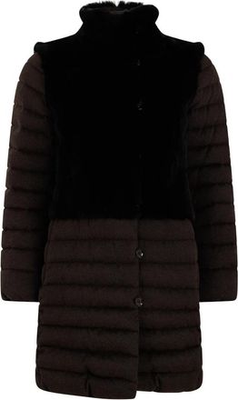 Moorer Namie Jacket - Dames - Parka Jassen - Bruin - S - Kasjmier - Jassen