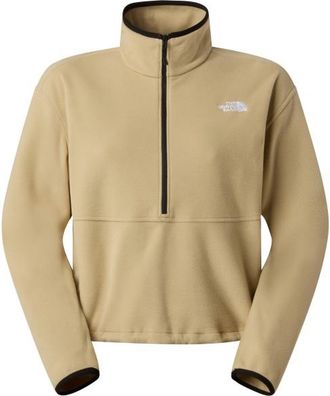 The North Face Glacier Fleece 1/2 Zip Short Jacket Fleecepullover für Damen | beige