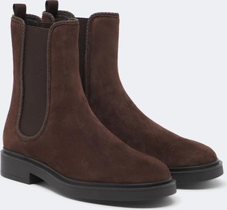 Aquazzura Botas chelsea Gaspard de ante