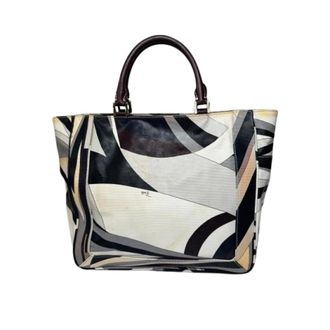 Emilio Pucci Pre-owned Tote Bag - Dames - Vintage Shopper - Veelkleurig - ONE Size - Leer - Vintage