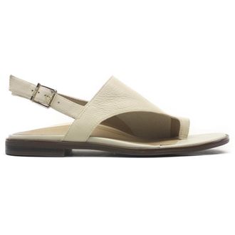 Vionic Citrine Ella Leather Womens Hook and loop Sandals - Cream - Size:UK 4.5