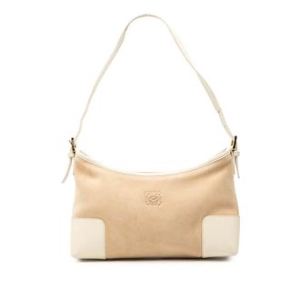 Loewe Pre-owned LOEWE Suede Anagram Shoulder Bag Ladies KIJ5TSMUHMG7LXZJ